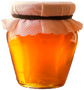 a jar of honey